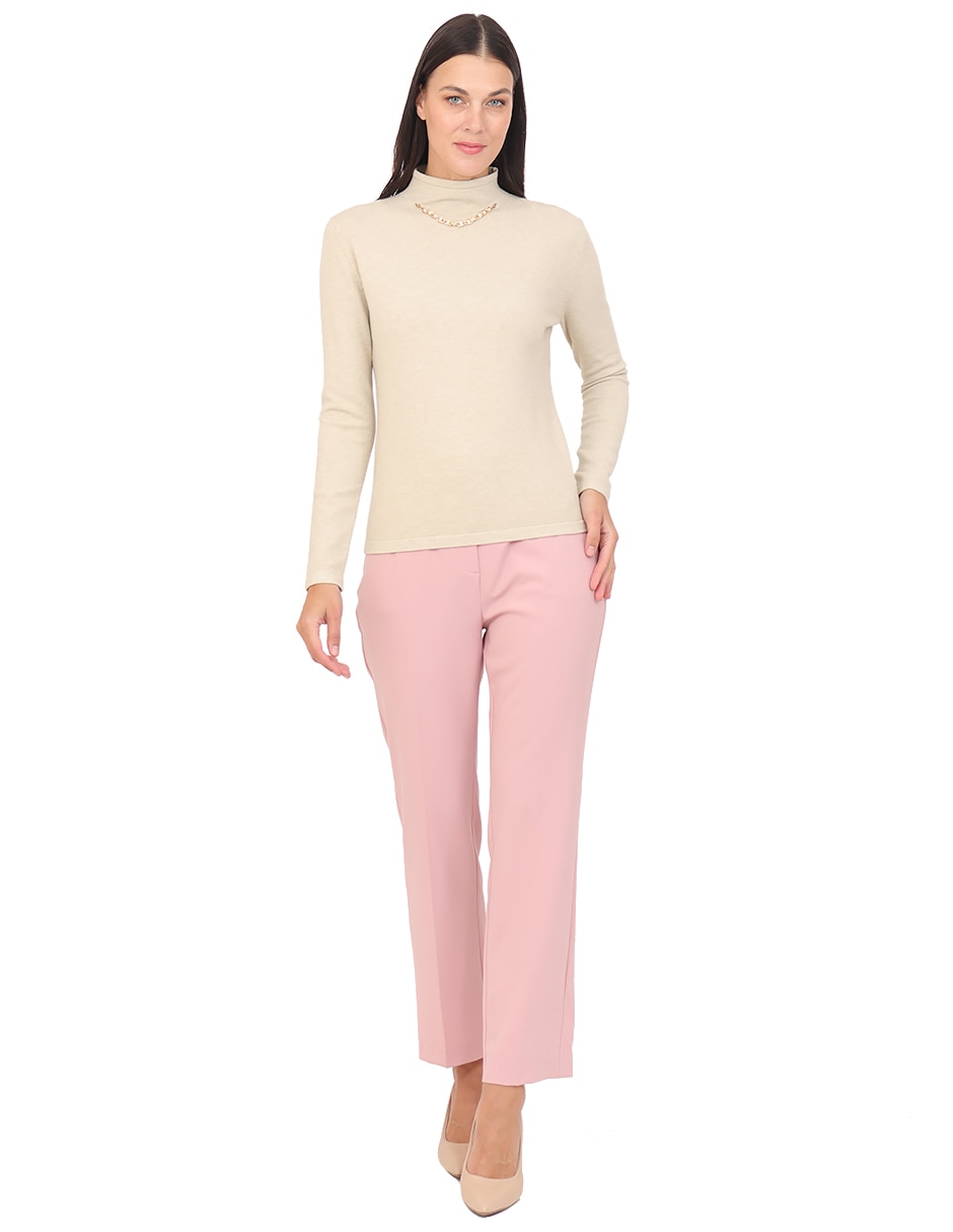 Suéter cuello alto para mujer 2