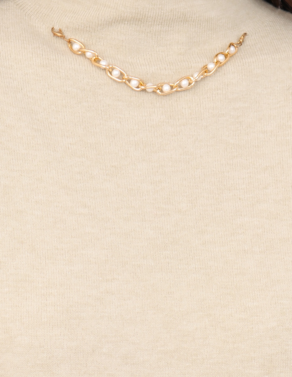 Suéter cuello alto para mujer 4