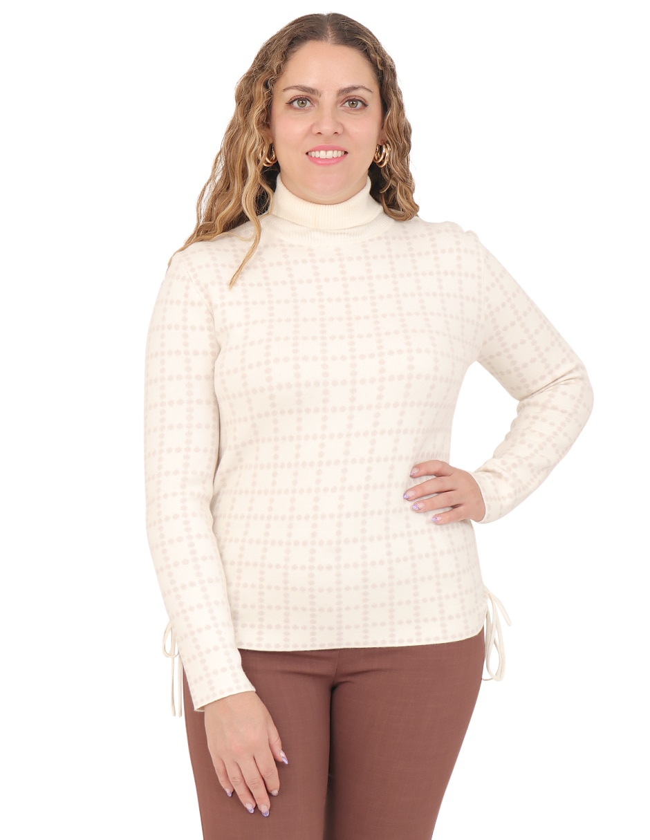 Suéter cuello tortuga para mujer
