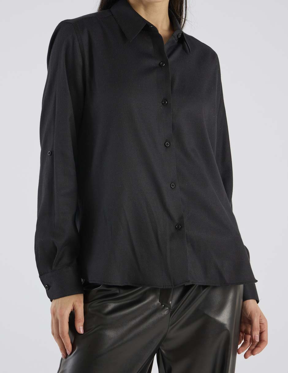 Blusa camisera manga larga para mujer 9