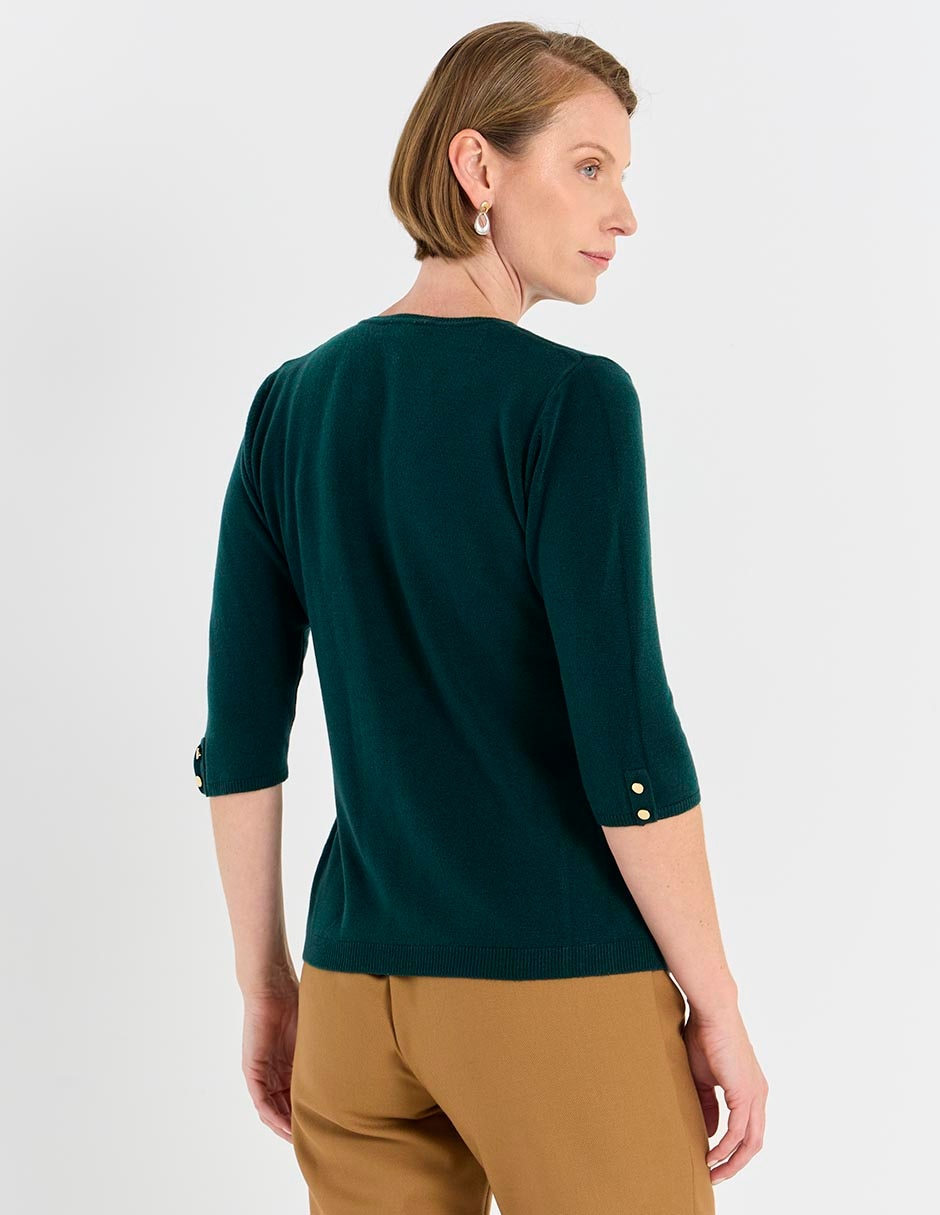 Blusa manga 3/4 para mujer 5