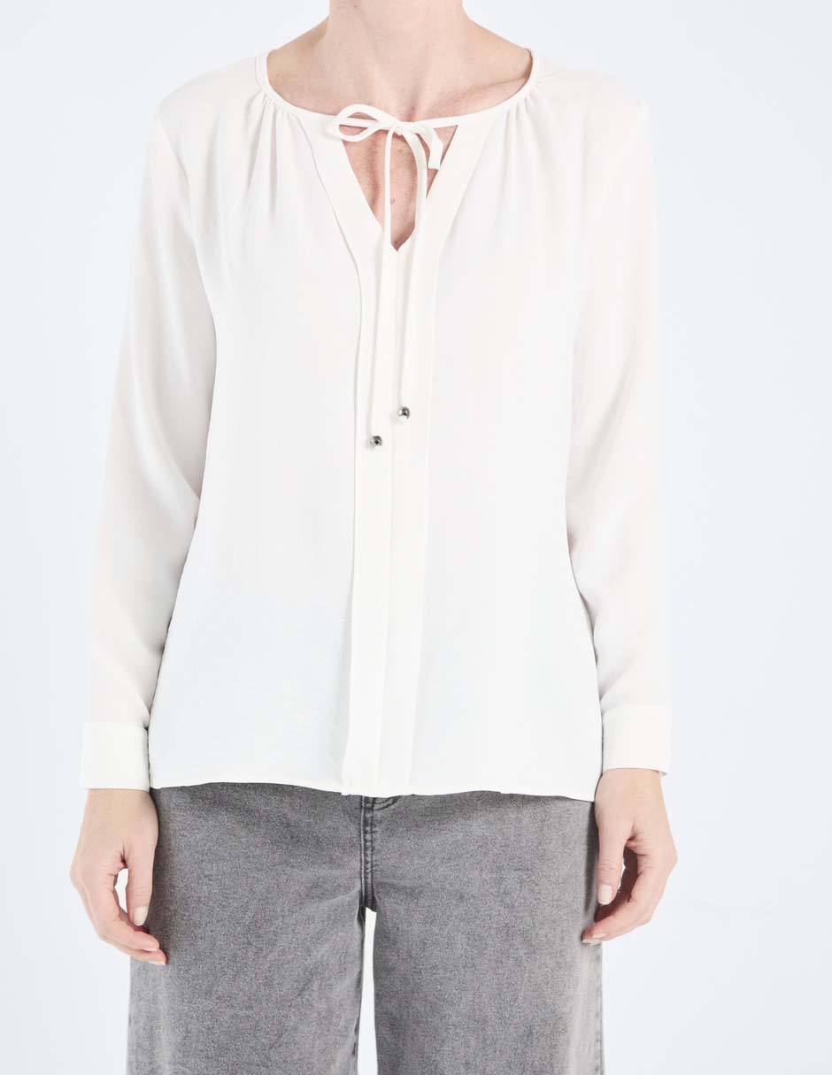 Blusa túnica manga larga para mujer 9