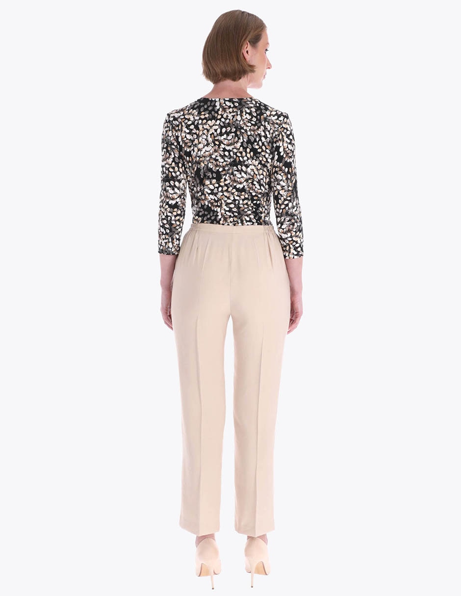 Pantalón de vestir slim para mujer 4