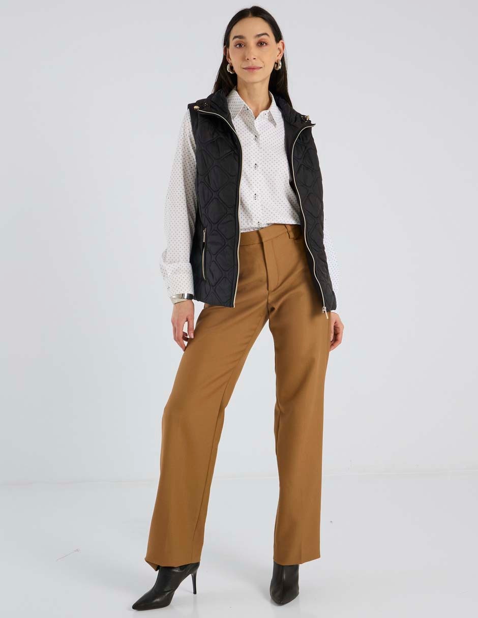 Blusa camisera manga larga para mujer 7