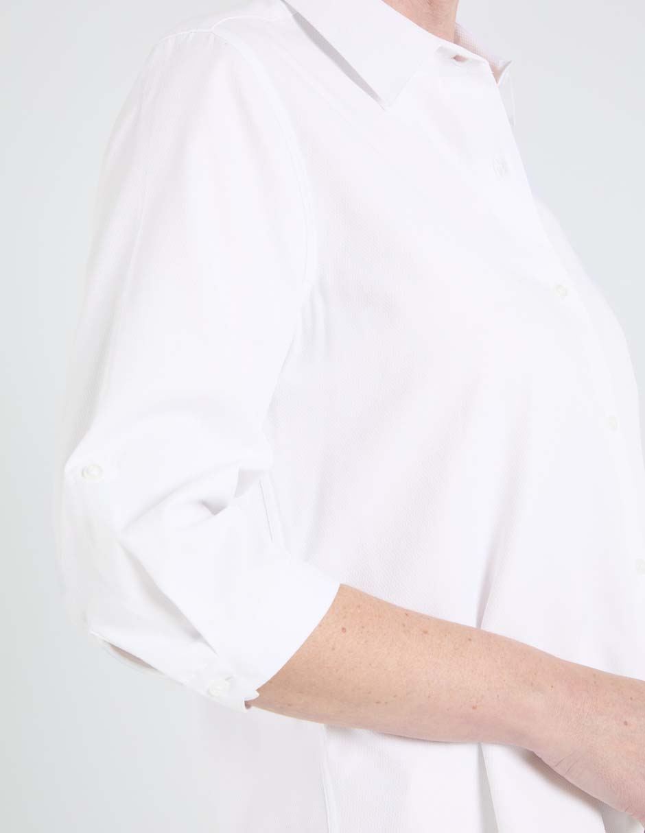 Blusa camisera manga 3/4 para mujer 8
