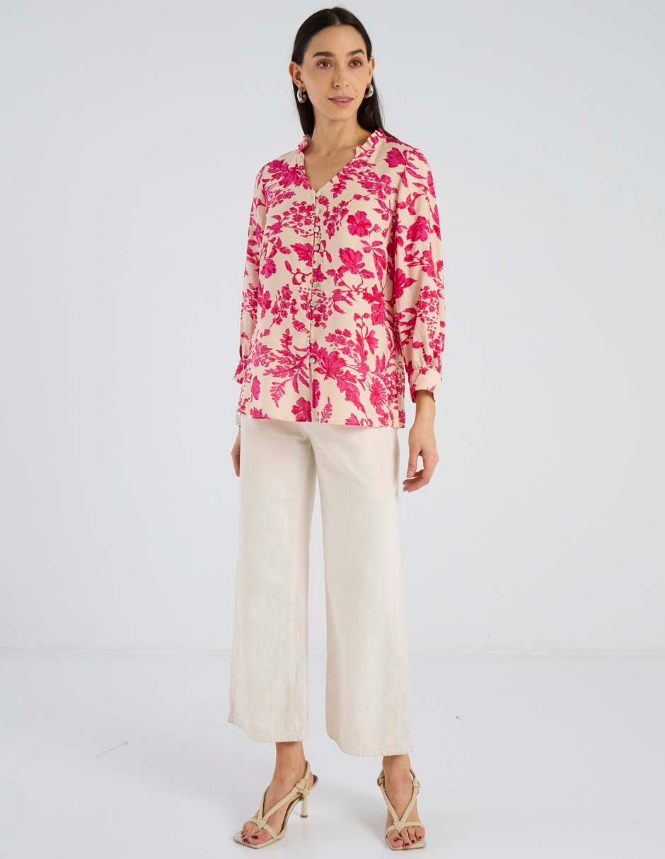 Blusa manga larga para mujer 6