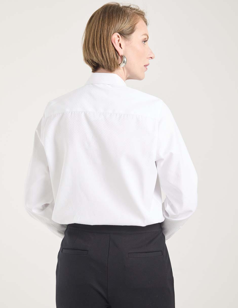 Blusa camisera manga larga para mujer 6