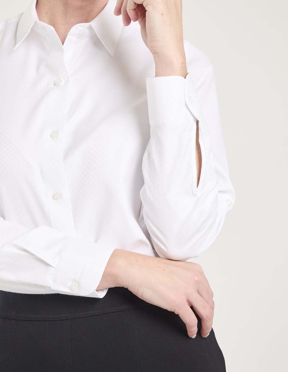 Blusa camisera manga larga para mujer 8
