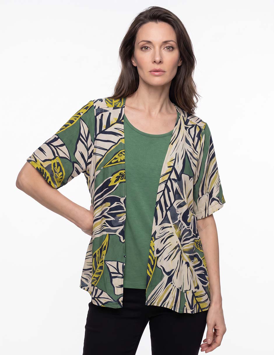 Suéter cuello redondo para mujer