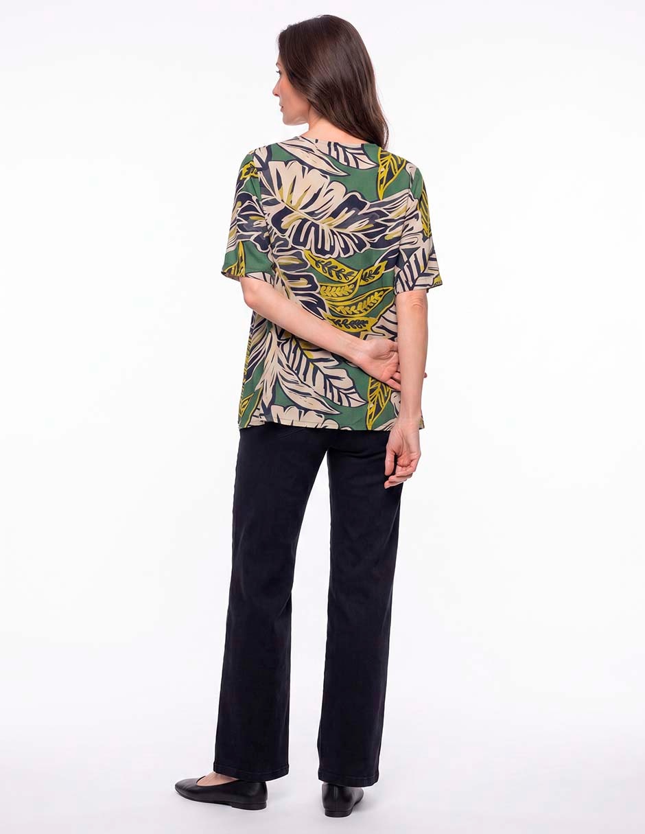 Suéter cuello redondo para mujer 4