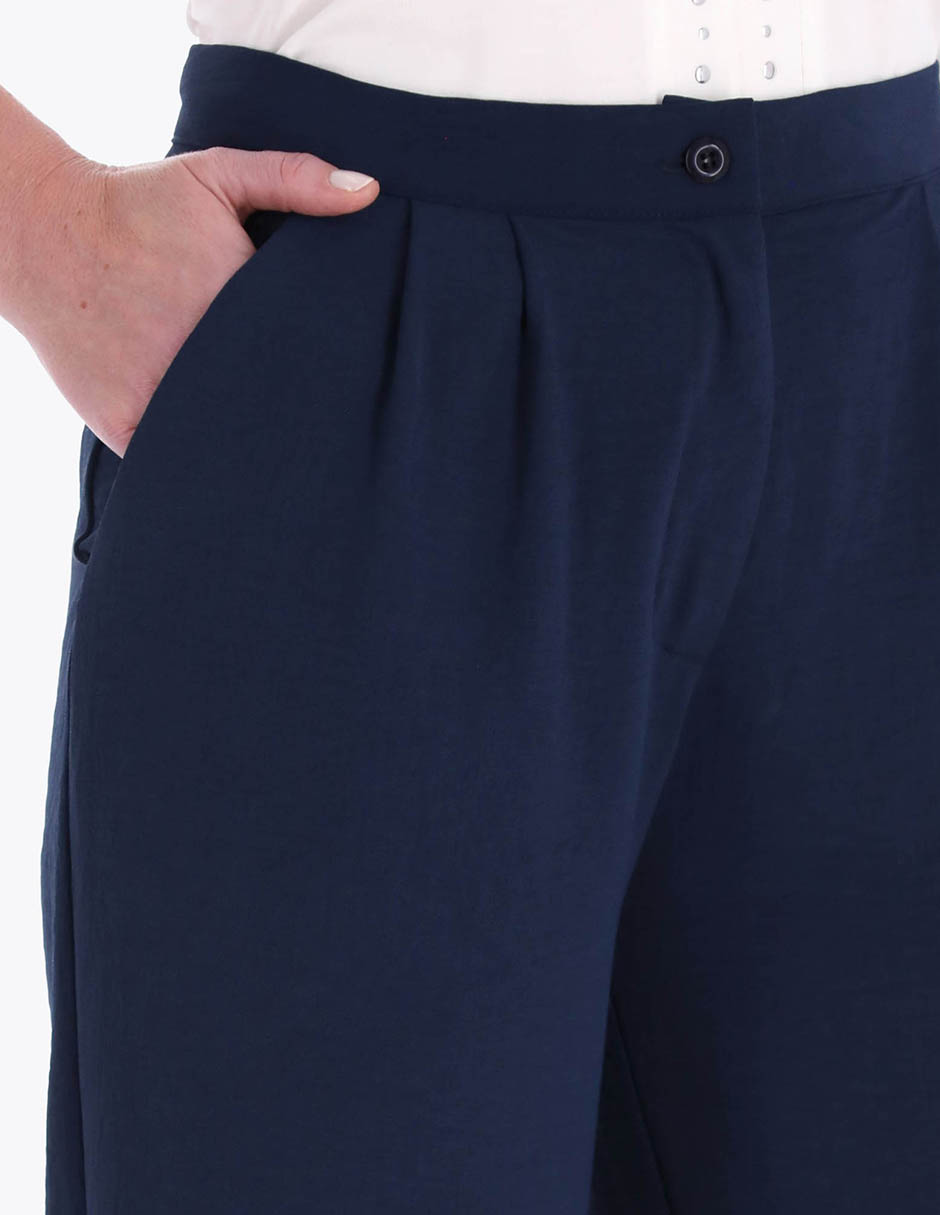Pantalón coulotte amplio para mujer 2