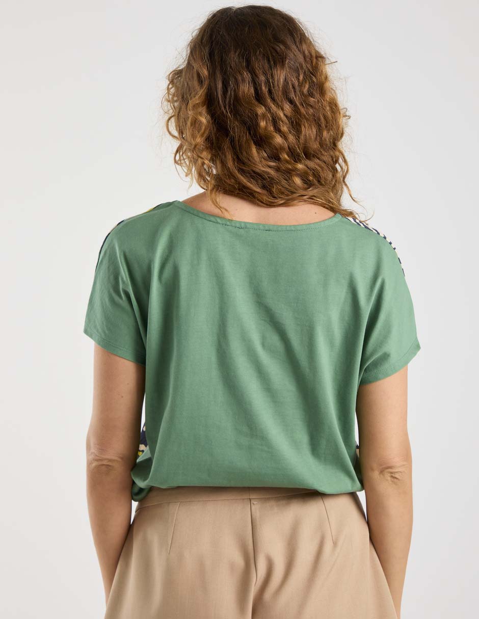 Blusa manga corta para mujer 12