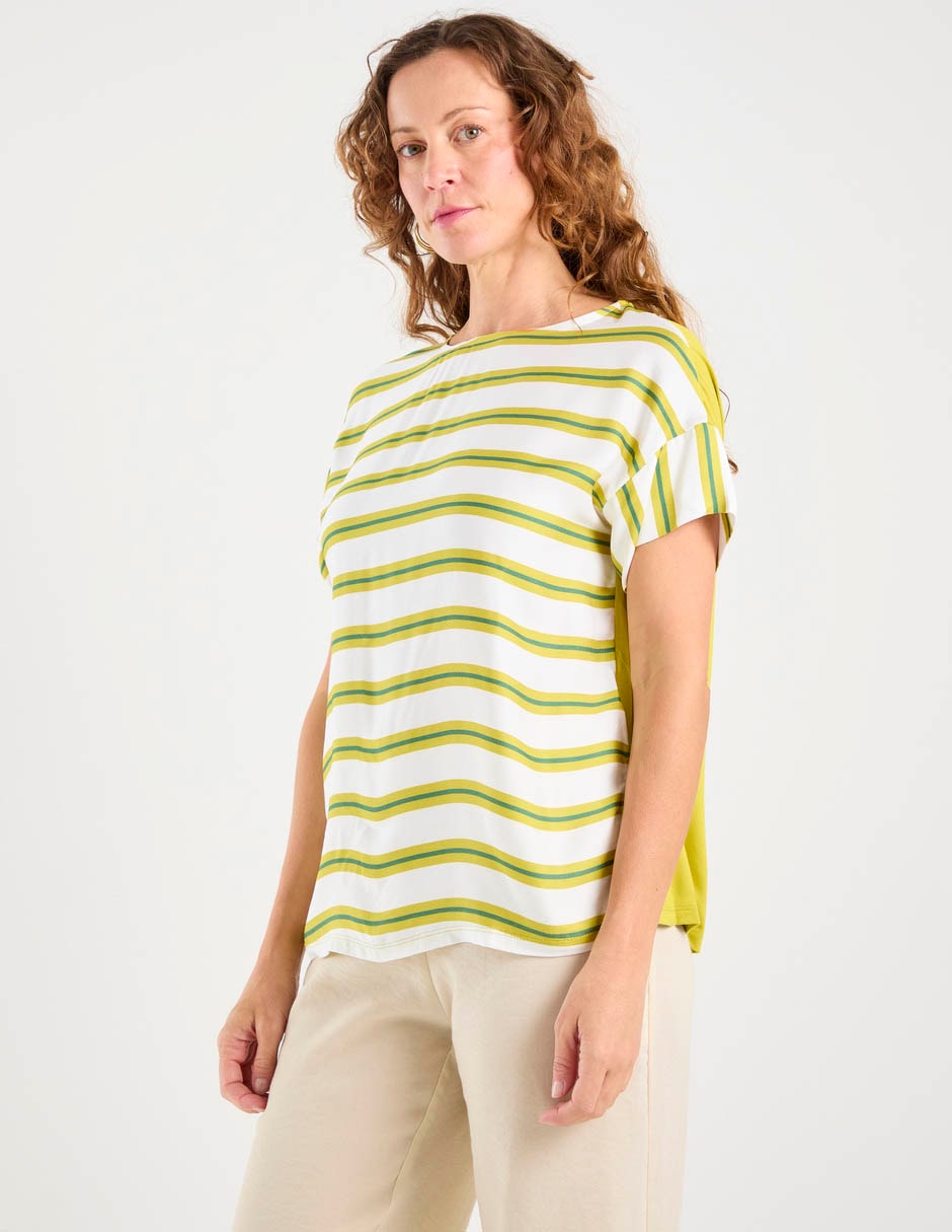 Blusa manga corta para mujer