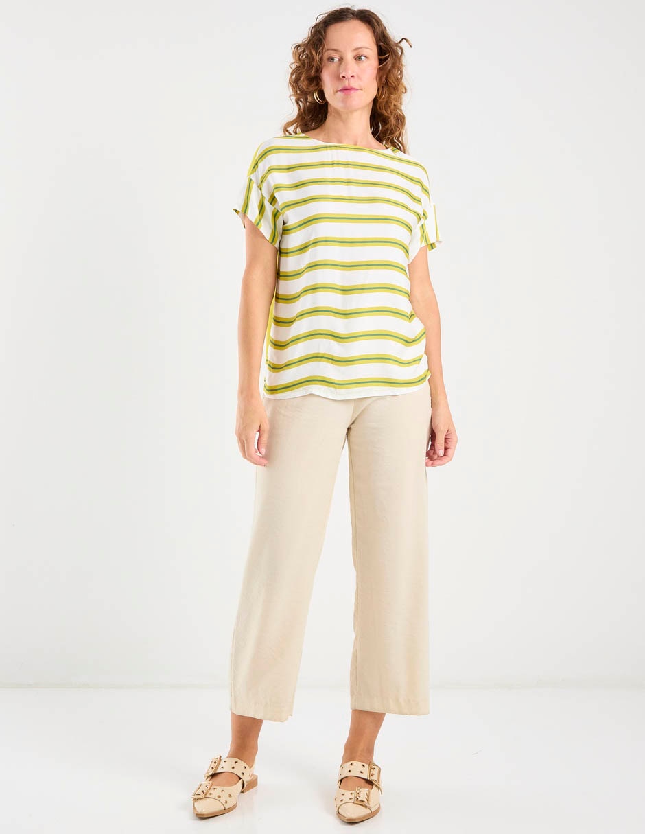 Blusa Damaia Atelier manga corta para mujer