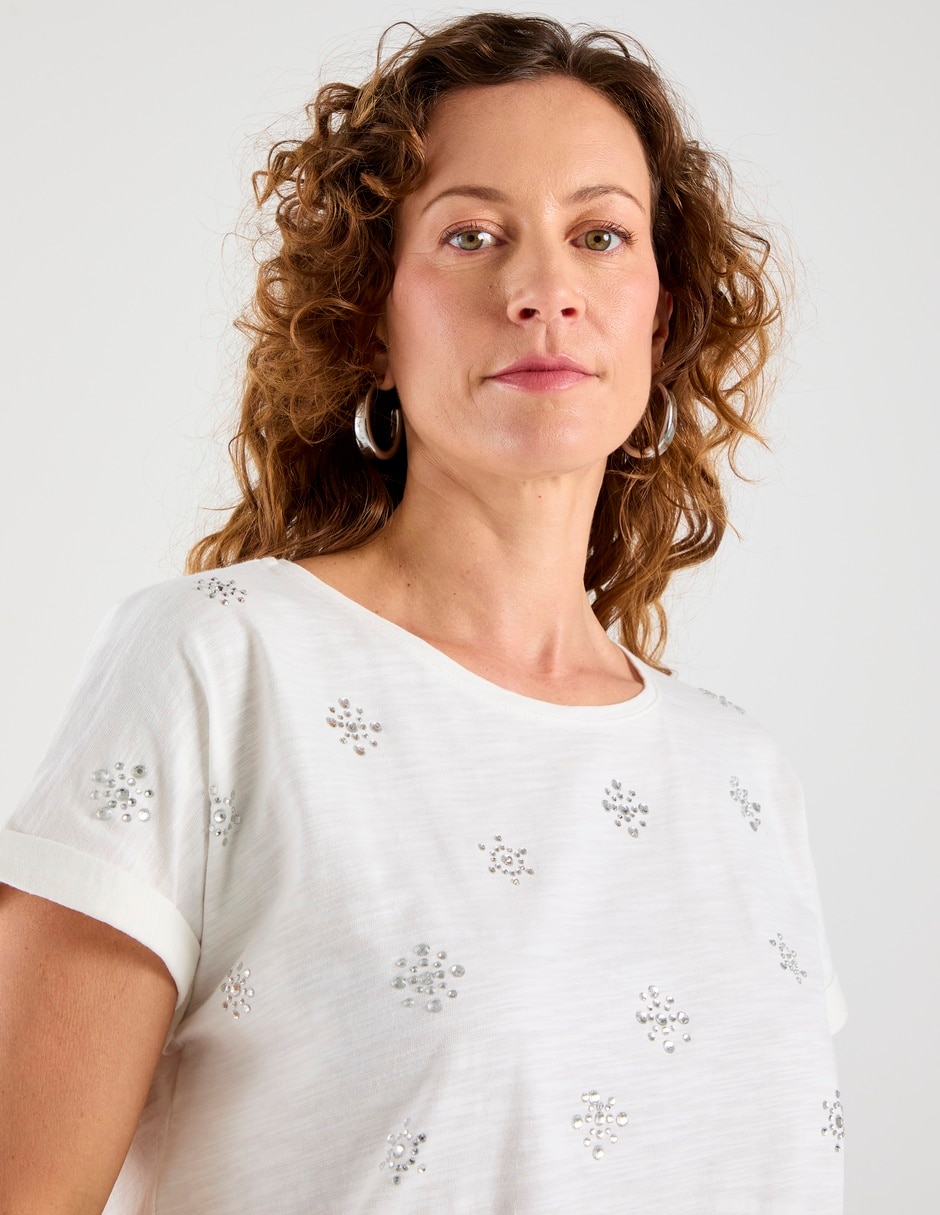 Blusa manga corta para mujer 9