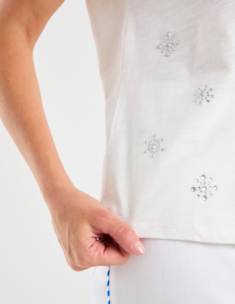 Blusa manga corta para mujer 10