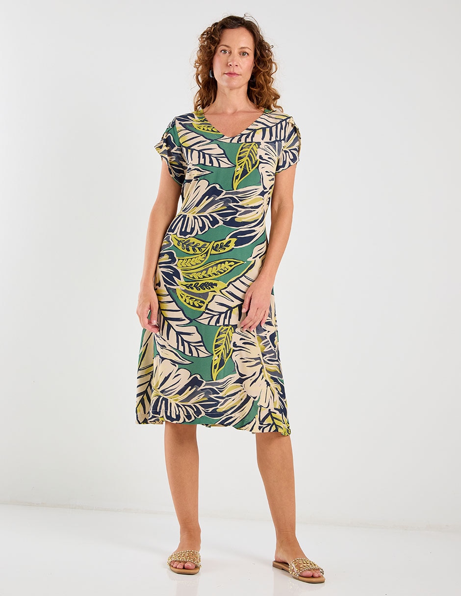 Vestido 3/4 casual para mujer 1