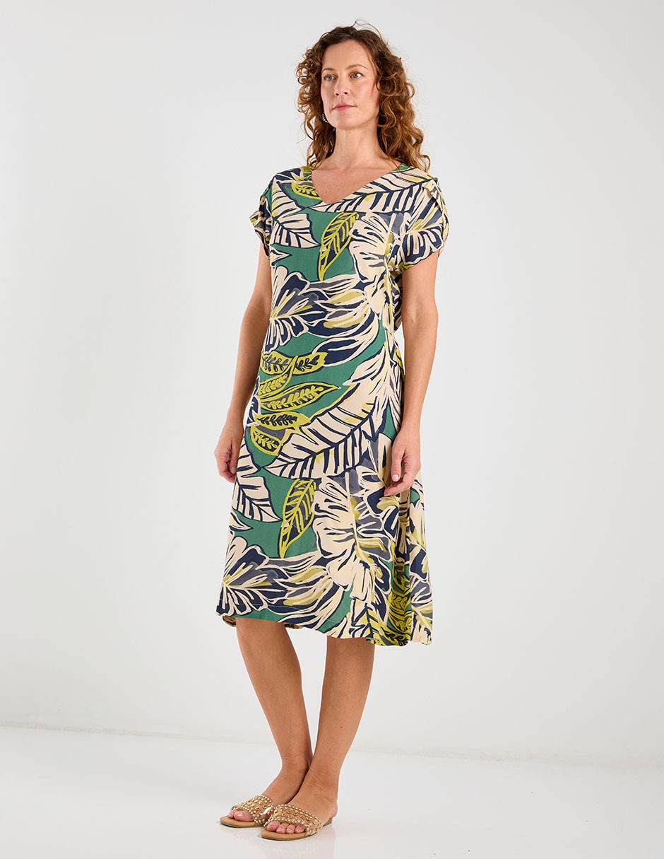 Vestido 3/4 casual para mujer 7