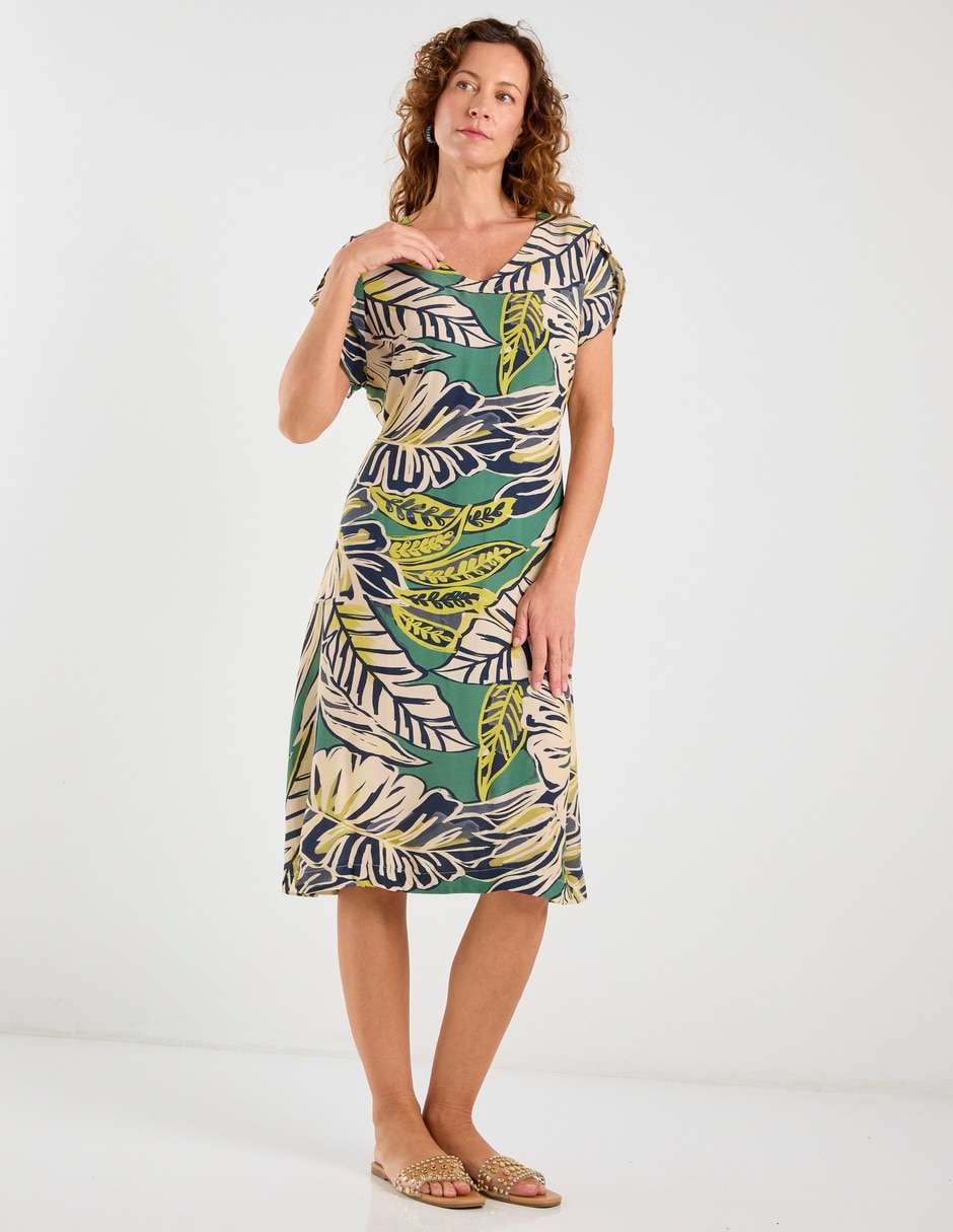 Vestido 3/4 casual para mujer 8