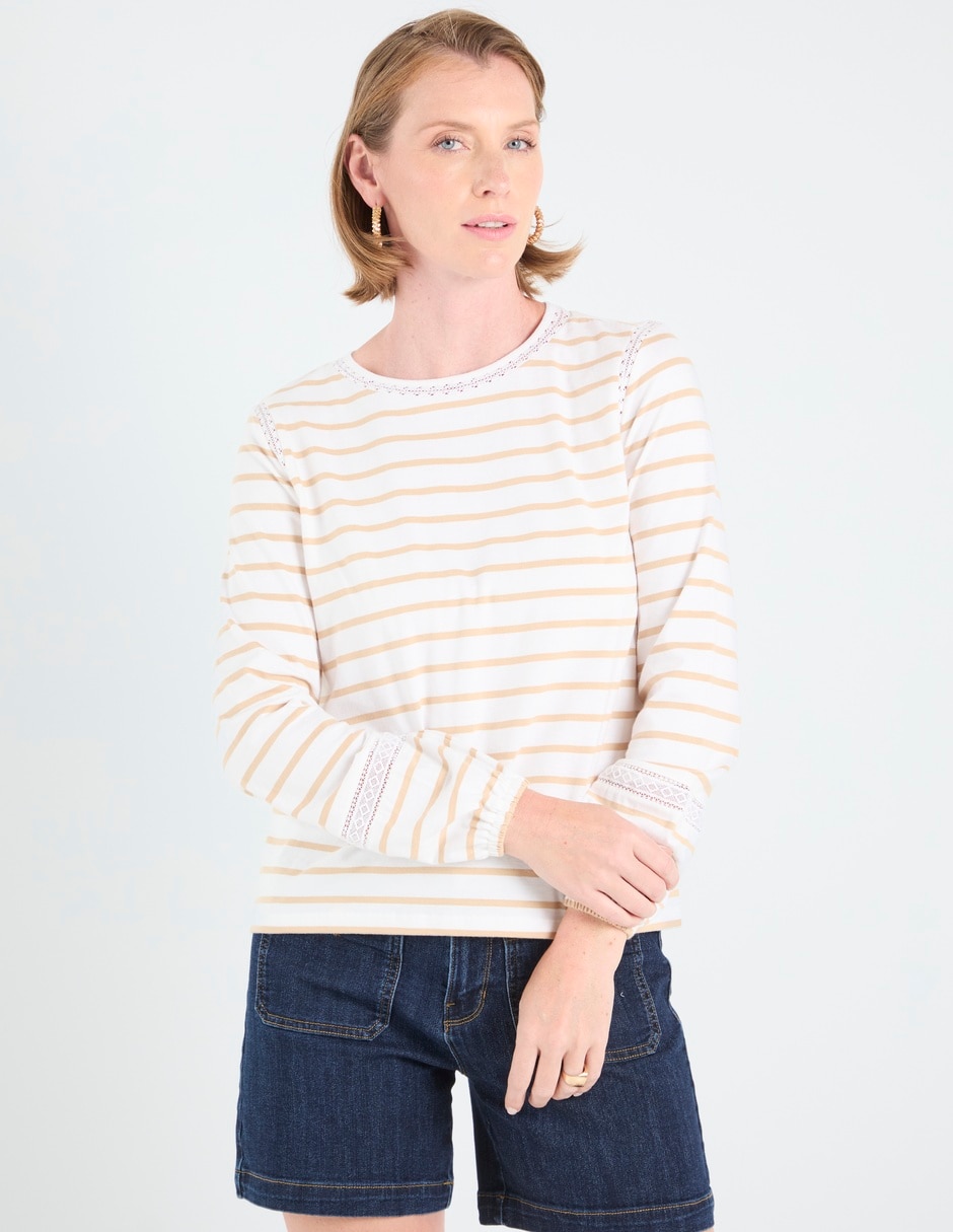 Blusa manga larga para mujer 2