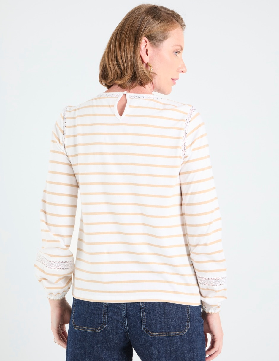 Blusa manga larga para mujer 6