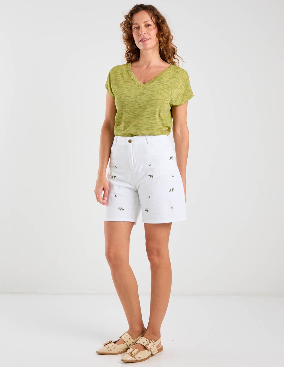 Blusa manga corta para mujer 9