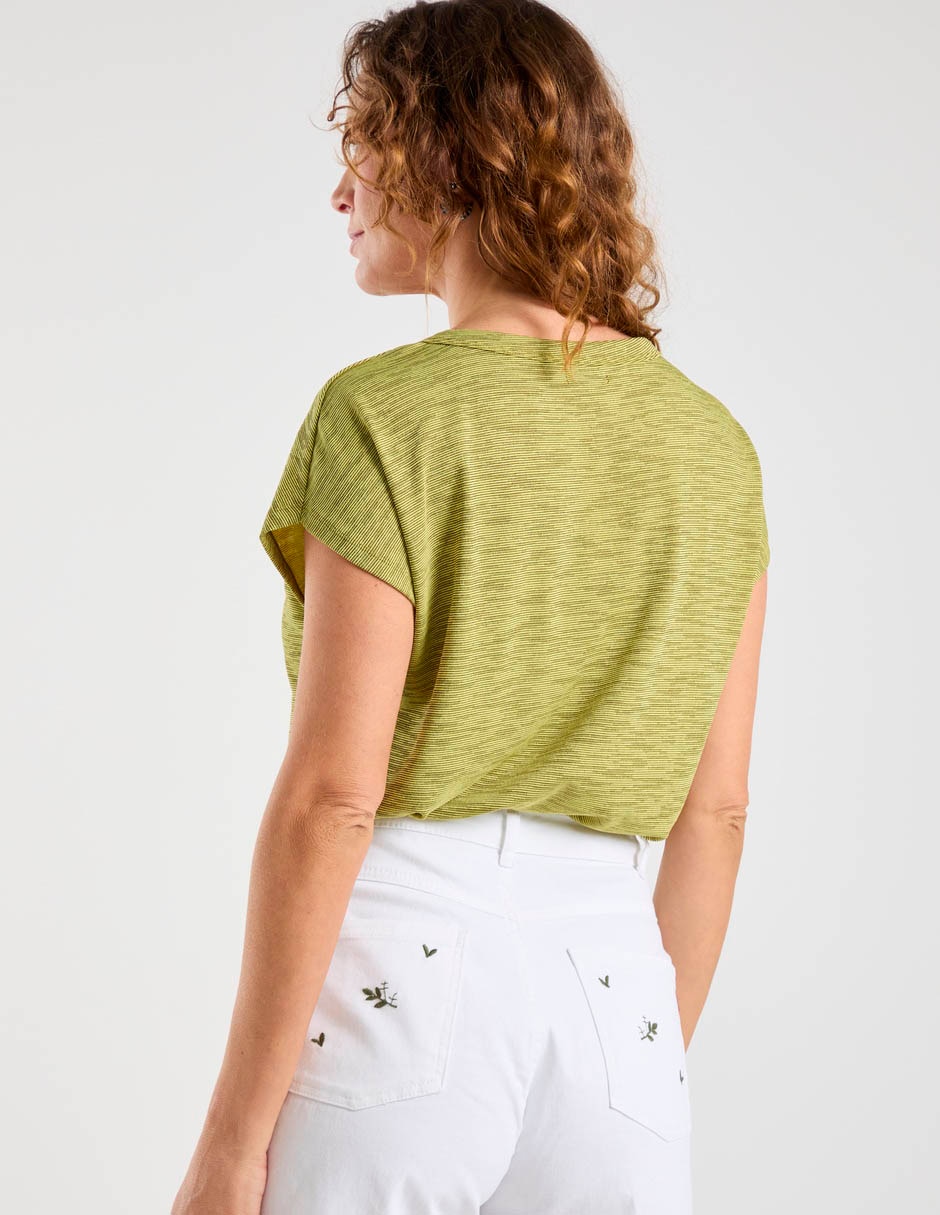 Blusa manga corta para mujer 12