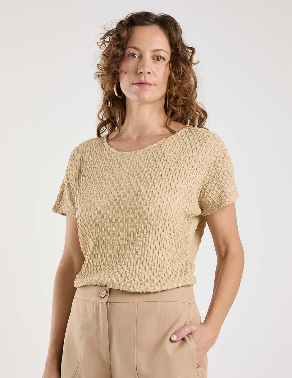 Blusa manga corta para mujer 1