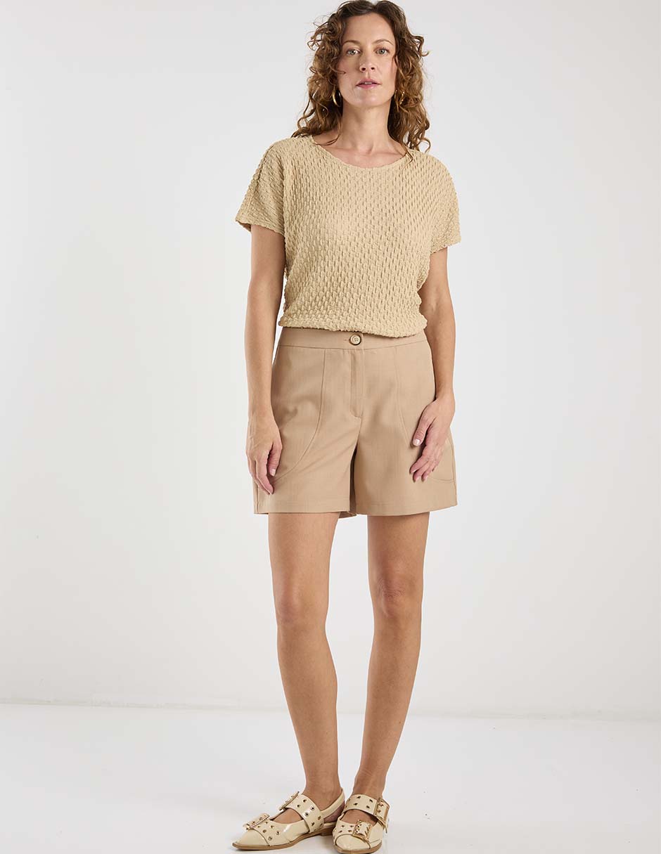 Blusa manga corta para mujer 9