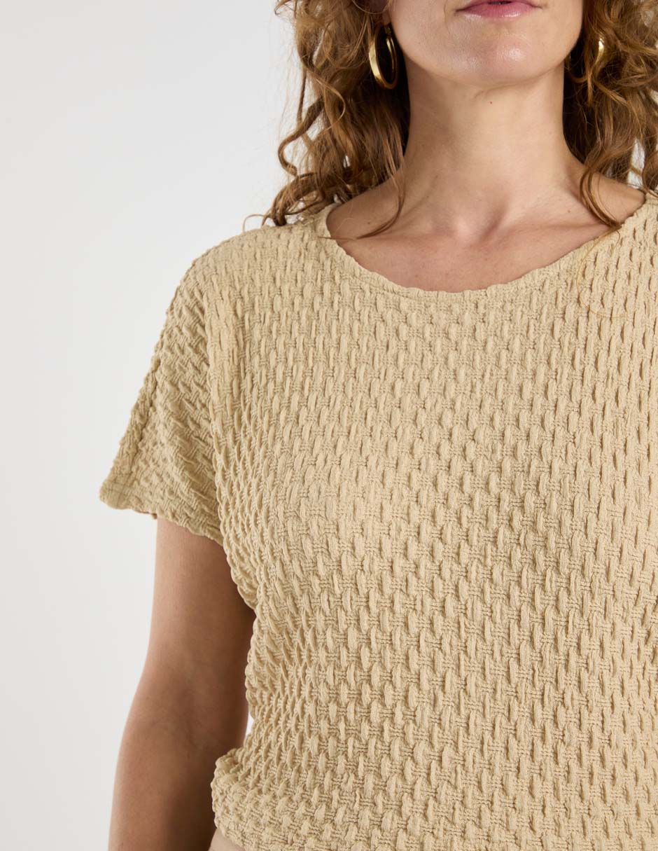 Blusa manga corta para mujer 10