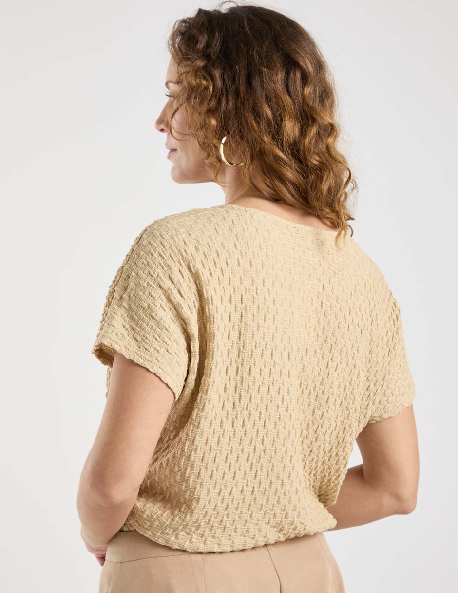 Blusa manga corta para mujer 12