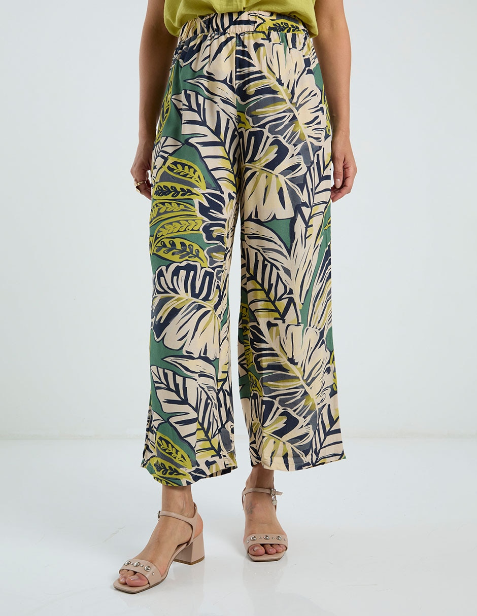 Pantalón relaxed amplio para mujer 1