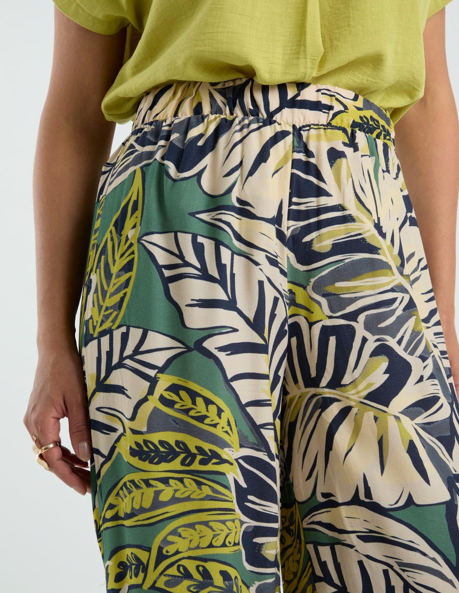 Pantalón relaxed amplio para mujer 9