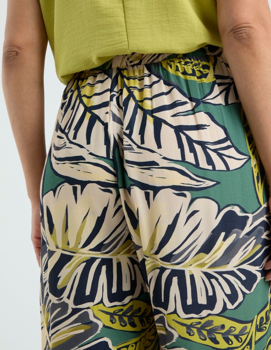 Pantalón relaxed amplio para mujer 10