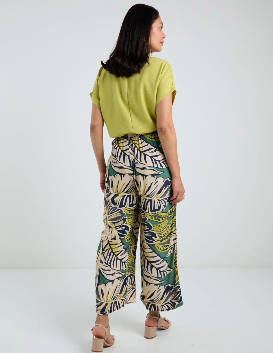 Pantalón relaxed amplio para mujer 11