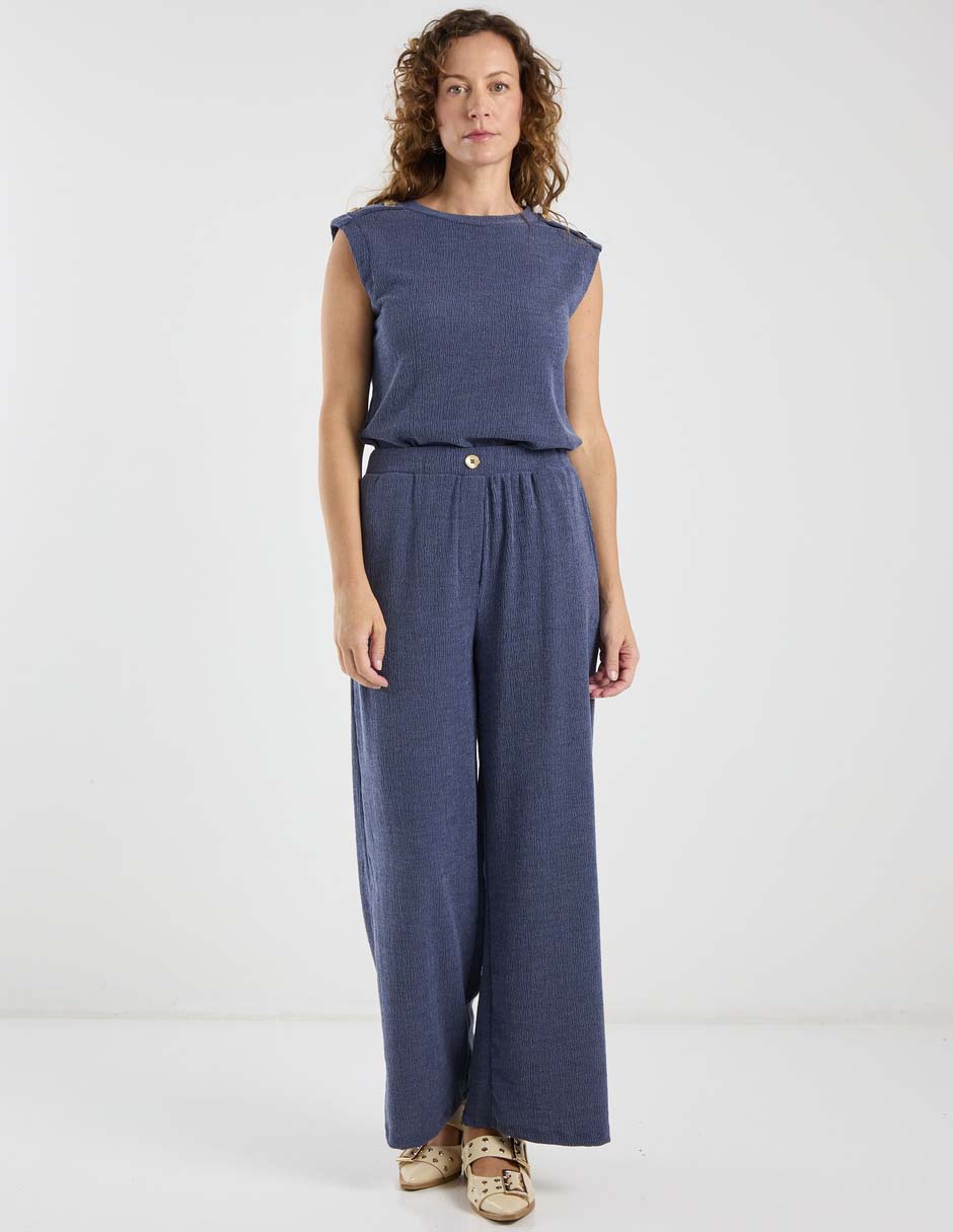 Pantalón relaxed amplio para mujer 3
