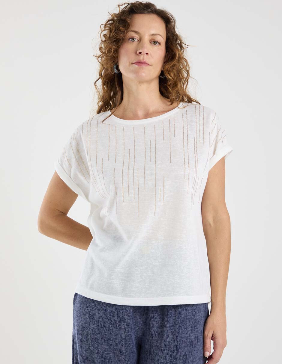 Blusa manga corta para mujer 1