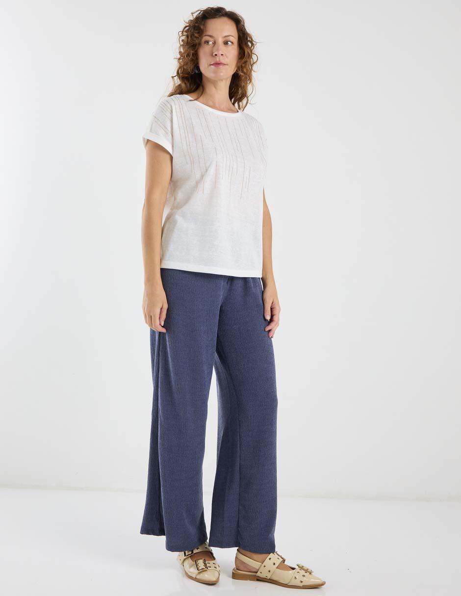 Blusa manga corta para mujer 8