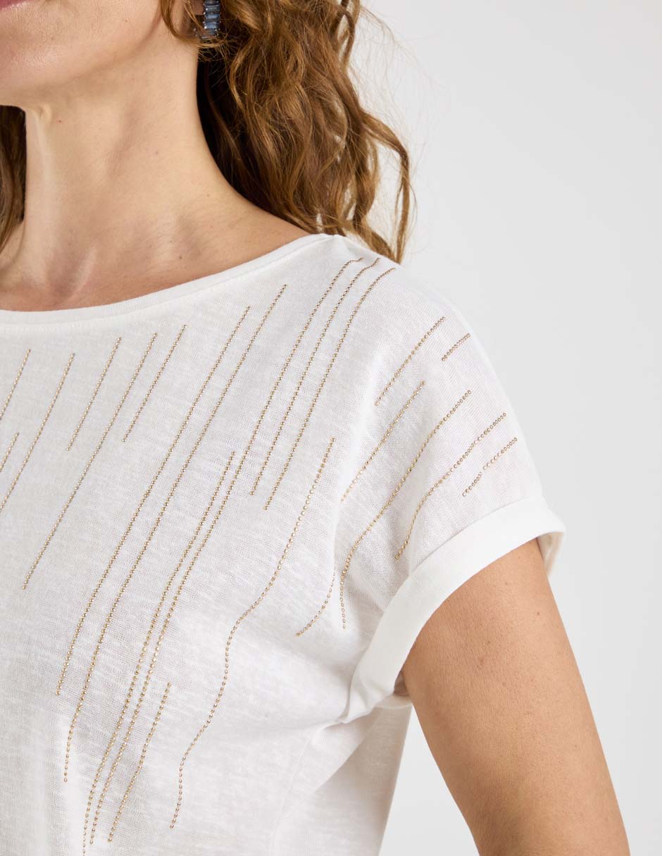Blusa manga corta para mujer 10