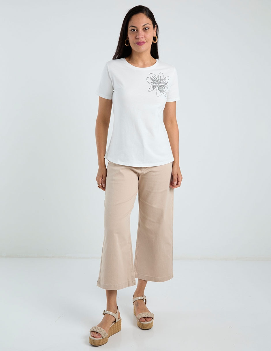 Blusa manga corta para mujer 8