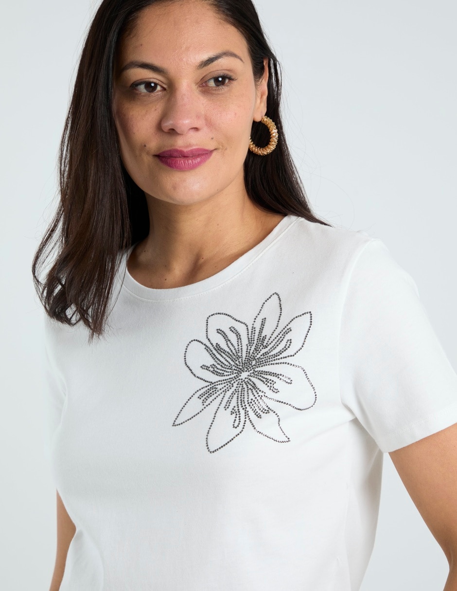 Blusa manga corta para mujer 9