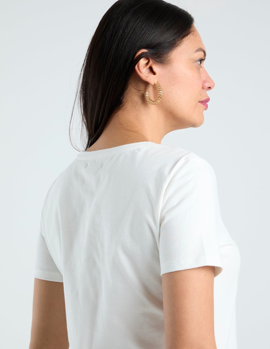 Blusa manga corta para mujer 10