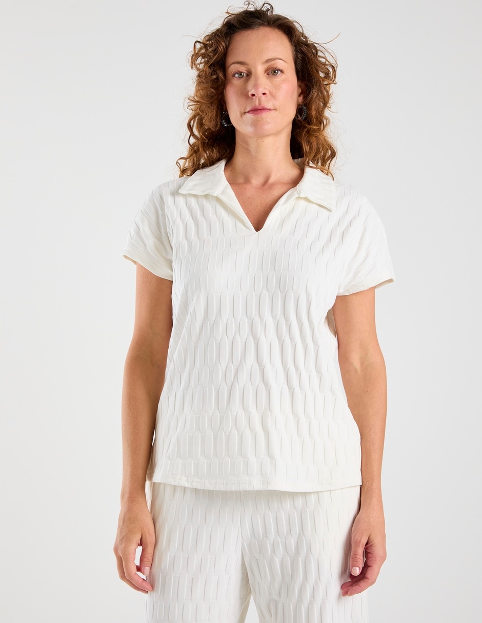 Blusa manga corta para mujer 1