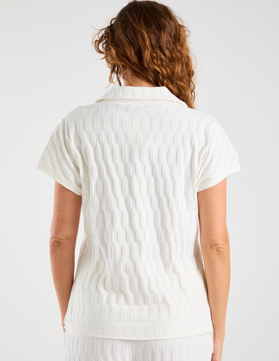 Blusa manga corta para mujer 11
