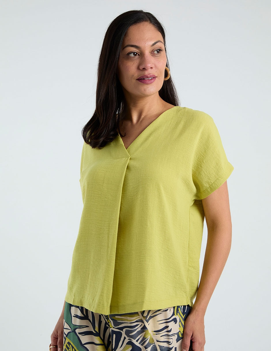 Blusa manga corta para mujer 1
