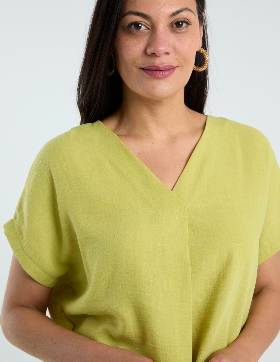 Blusa manga corta para mujer 9