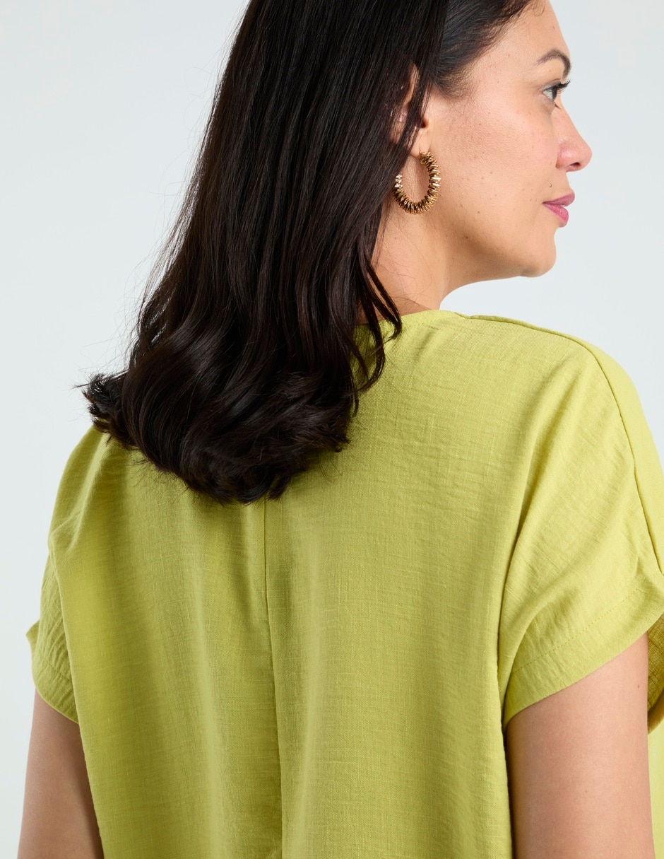 Blusa manga corta para mujer 10