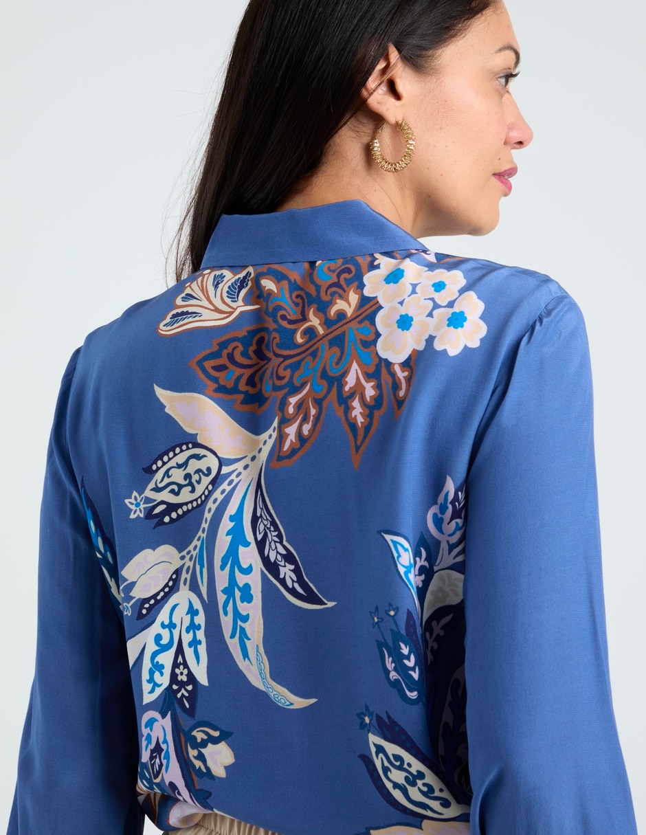 Blusa Talbots manga larga para mujer