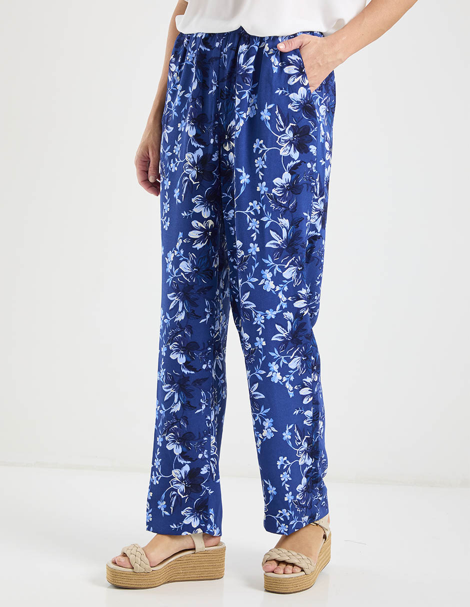 Pantalón relaxed recto para mujer