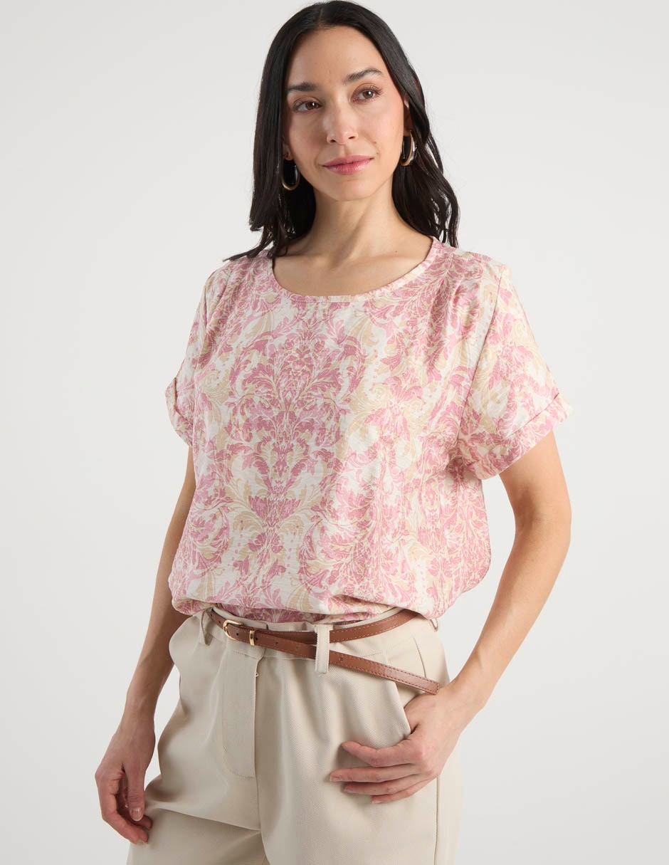 Blusa manga corta para mujer 2